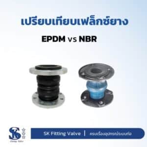 EPDM vs NBR: เลือกข้อต่อยางให้เหมาะกับงาน