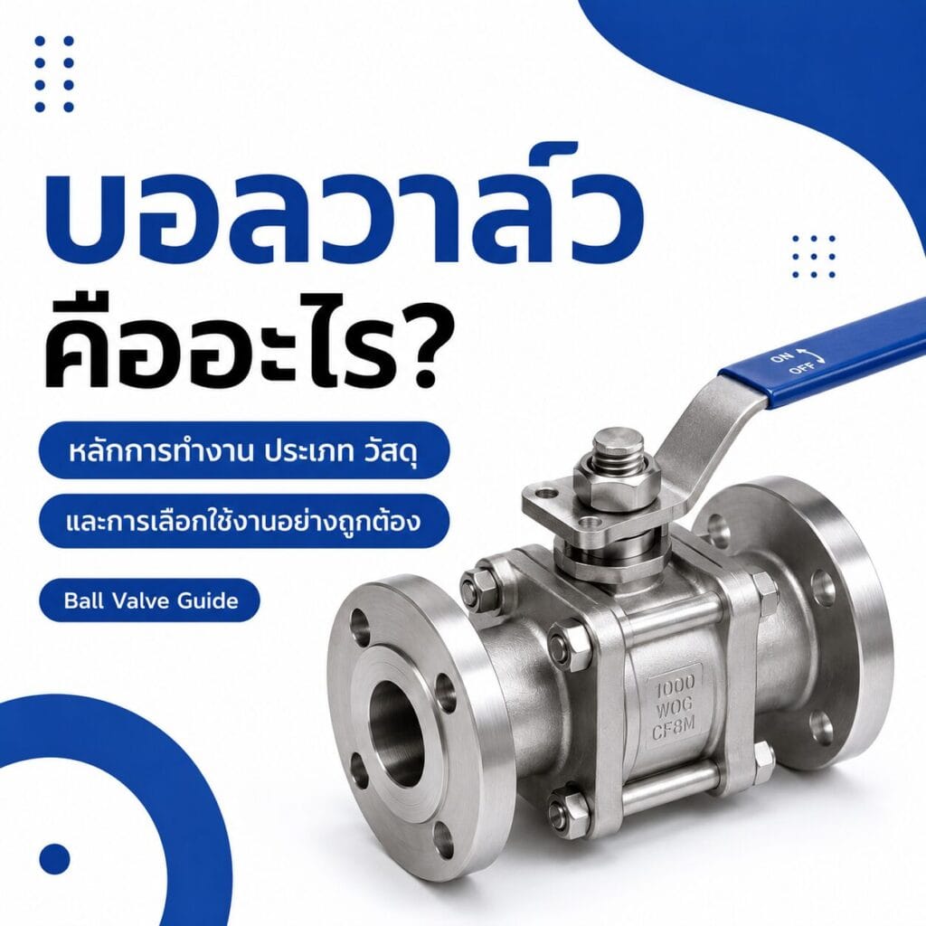 บอลวาล์ว (Ball Valve) คืออะไร
