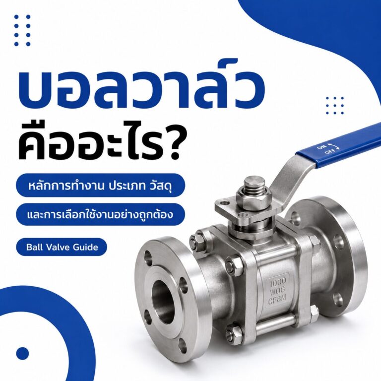 บอลวาล์ว (Ball Valve) คืออะไร