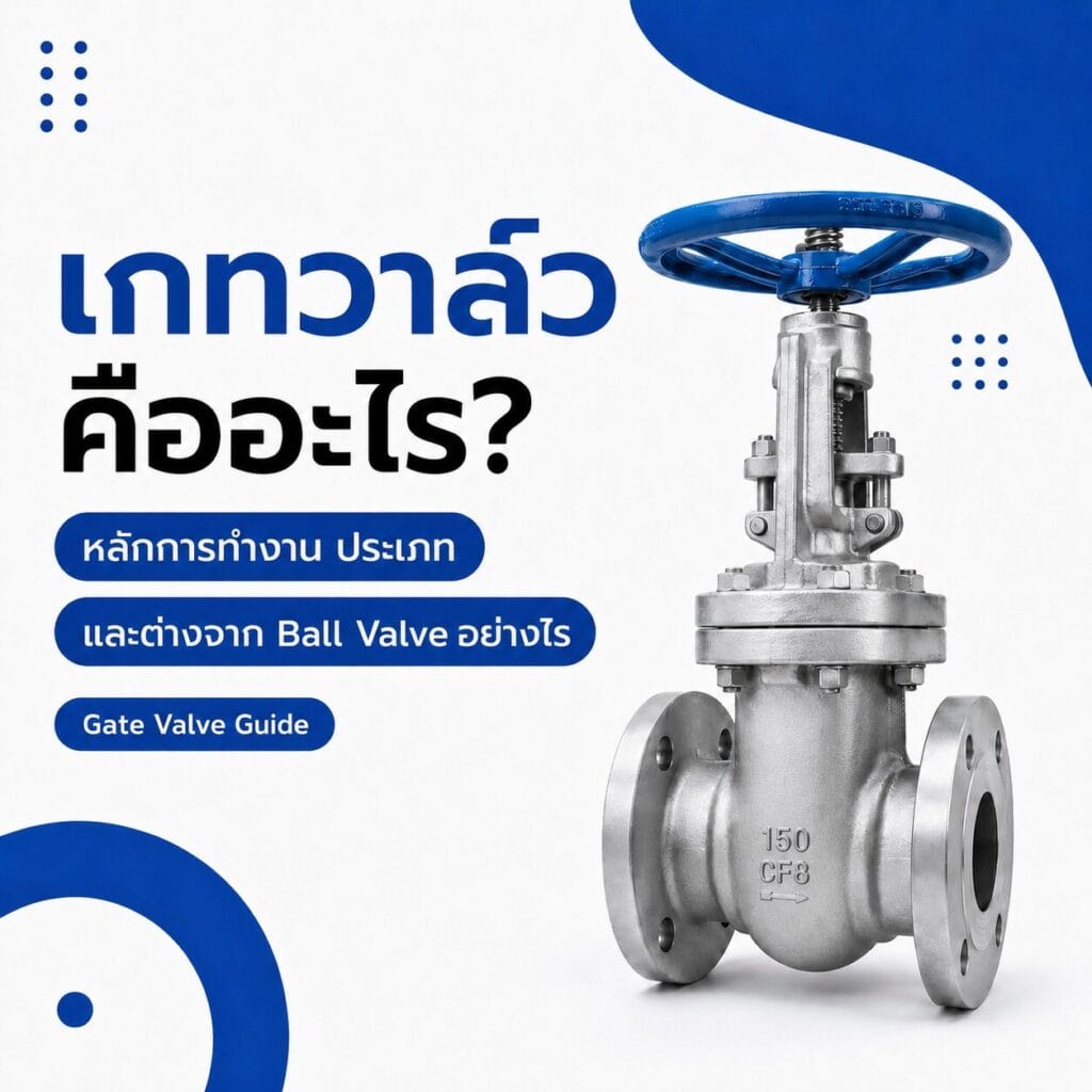 เกทวาล์ว คืออะไร gate valve คืออะไร