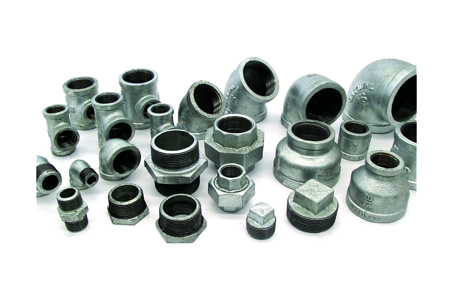 Galvanized threaded fitting