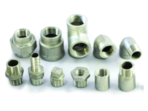 Stainless steel threaded fitting